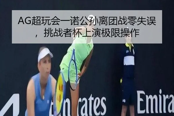AG超玩会一诺公孙离团战零失误，挑战者杯上演极限操作